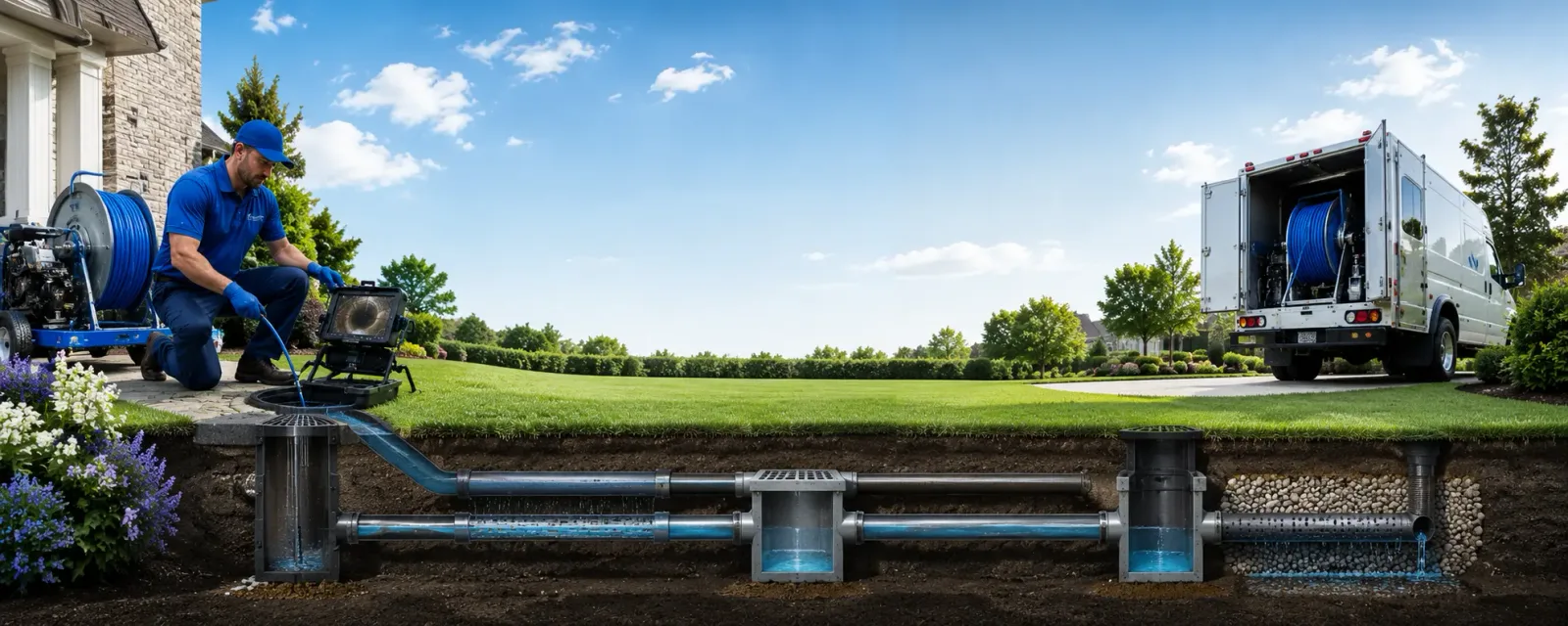Outdoor drain cleaning information for Bethesda, OH